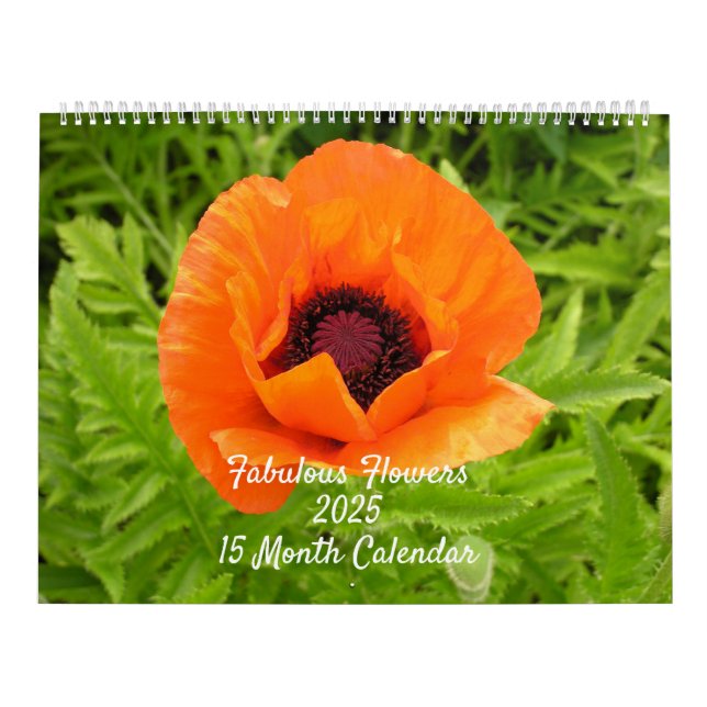 Fantastische Blume 15 Monatskalender Kalender (Titelbild)