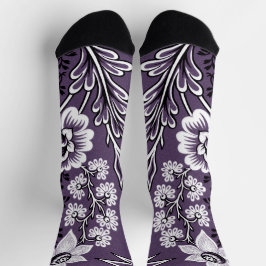 Fantastische Blume (Pflaume) Socken
