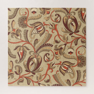 Fantastische Blume: Träume Nahtlose Muster. Puzzle