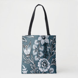 Fantastische Blumen (Schiefer-Türkis) Fine Art