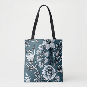 Fantastische Blumen (Schiefer-Türkis) Fine Art