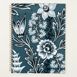 Fantastische Blumen (Schiefer-Türkis) Fine Art Planer