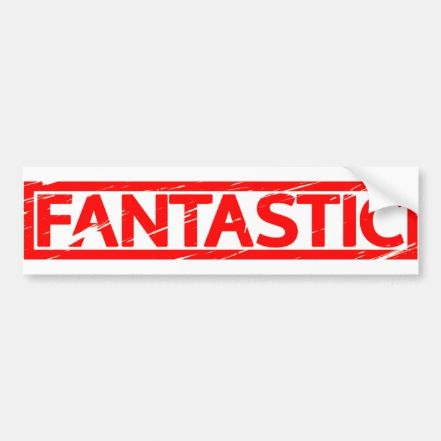 Fantastische Briefmarke Autoaufkleber (Vorne)