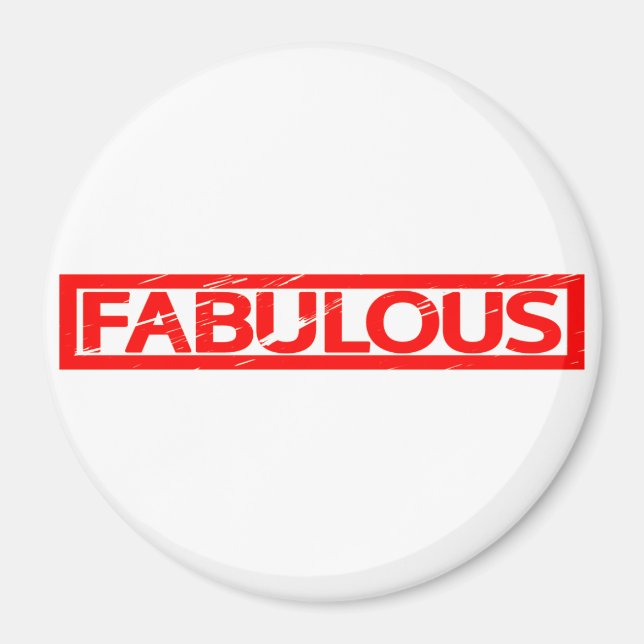 Fantastische Briefmarke Magnet (Vorne)