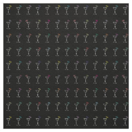 Fantastische coole Neonmartini-Gläser Stoff