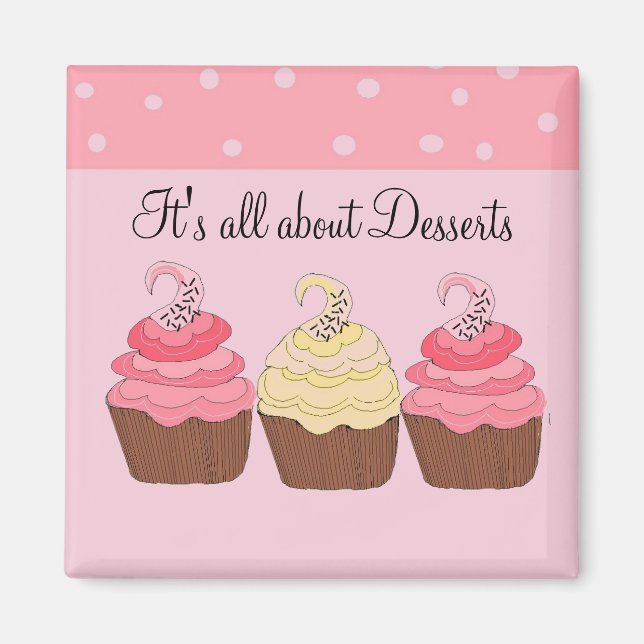 Fantastische Desserts Magnet (Vorne)
