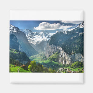 Fantastische die Schweiz-Alpen Magnet