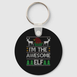 Fantastische Elf passende Familengruppe Weihnachts Schlüsselanhänger