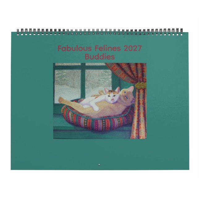 Fantastische Feliden 2027 Kumpels Kalender (Titelbild)