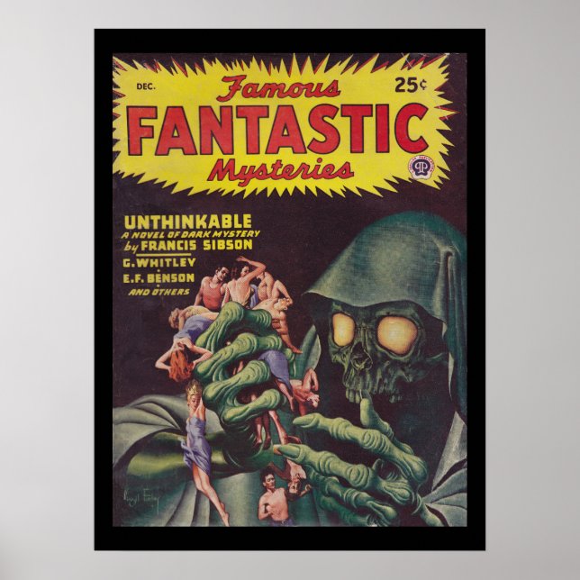 Fantastische Geheimnisse 46-12_Pulp Art Poster (Vorne)