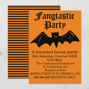 FANTASTISCHE HALLOWEEN-PARTY EINLADUNG