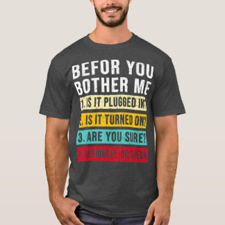 Fantastische Informationstechnologie Technik Techn T-Shirt