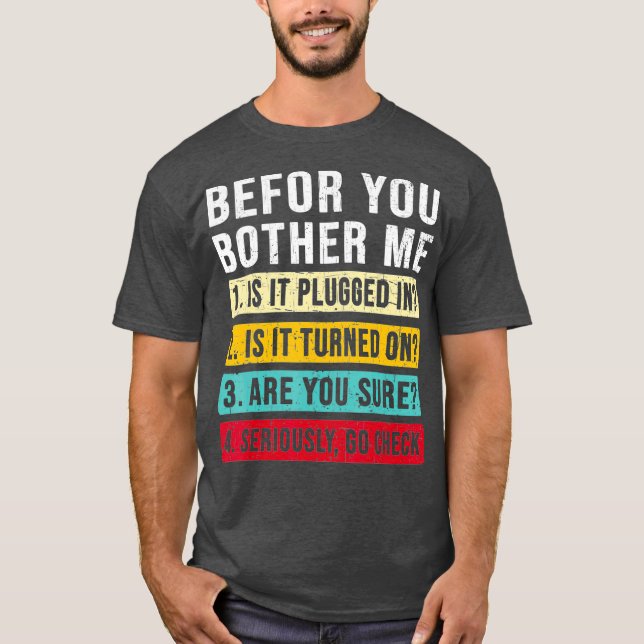 Fantastische Informationstechnologie Technik Techn T-Shirt (Vorderseite)