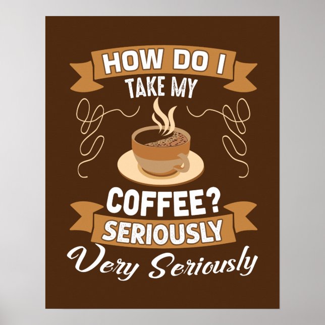 Fantastische Kaffeemarke Poster (Vorne)