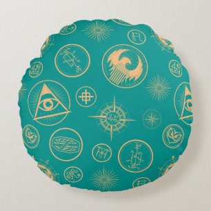 FANTASTISCHE KÄSTE UND WO SIE SIE FINDEN™-Muster Rundes Kissen