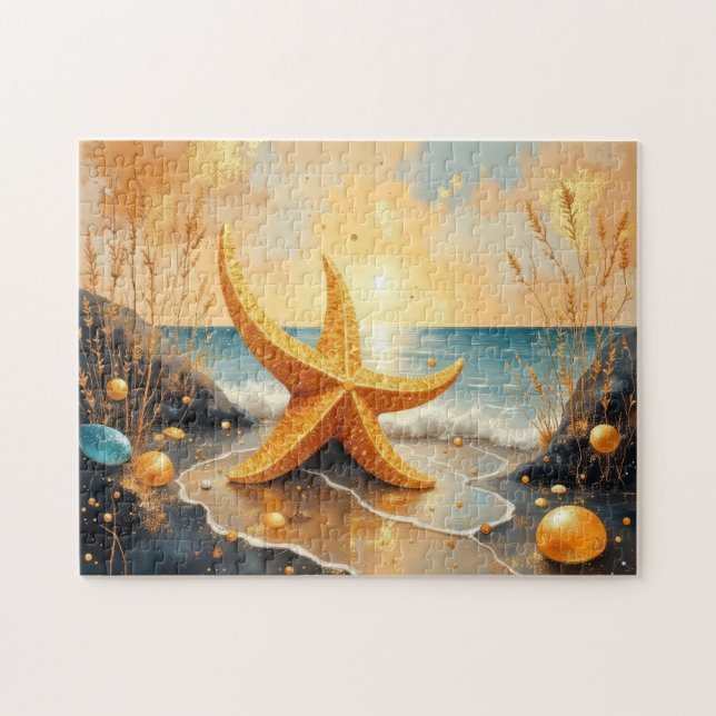 fantastische Kunst Seestern Malerei Puzzle (Horizontal)