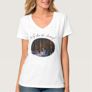 Fantastische Landwaldkunst für die Reise! T-Shirt