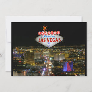 Fantastische Las Vegas individuelle Eventeinladung Einladung