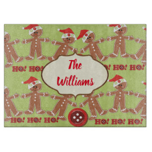 Fantastische Lebkuchen-Männer Schneidebrett