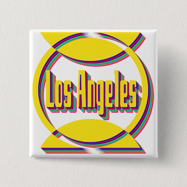Fantastische Los Angeles 1 Botton Button (Vorderseite)