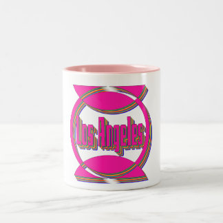 Fantastische Los Angeles 3 Cup Zweifarbige Tasse