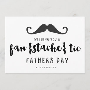 FANTASTISCHE MUSTACHE   VATER DAY CARD KARTE