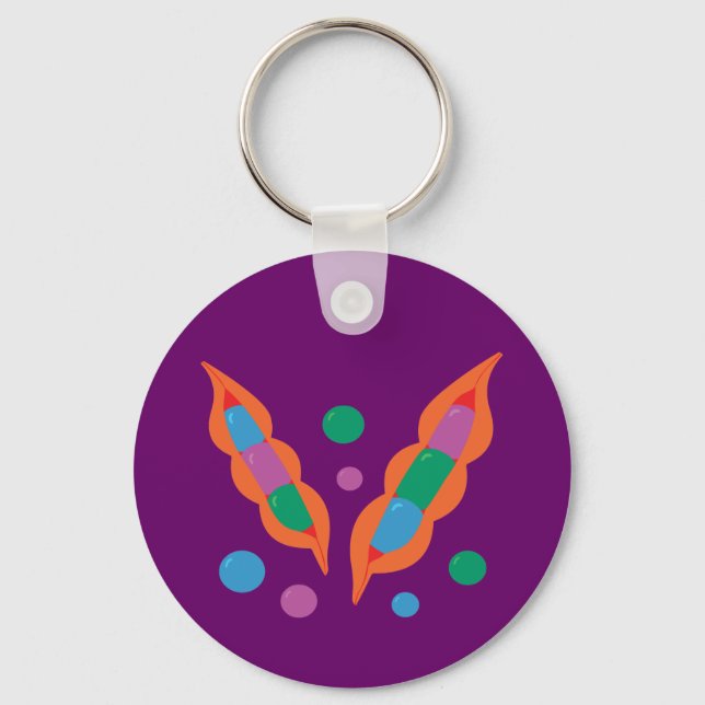 Fantastische Peapods Schlüsselanhänger (Vorderseite)