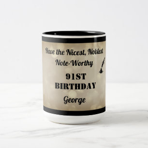 Fantastische Personalisierte Tasse zum 91. Geburts