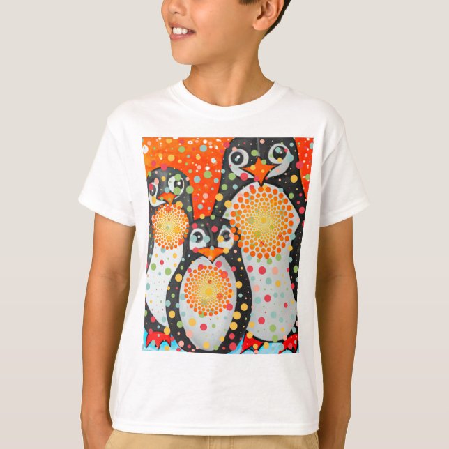 Fantastische Pinguine T-Shirt (Vorderseite)