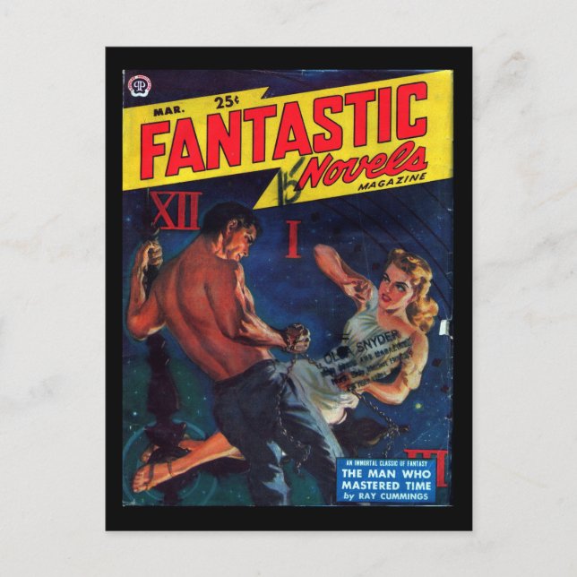 Fantastische Romane - 1950,37_Pulp Art Postkarte (Vorderseite)