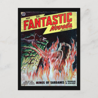 Fantastische Romane v03 n04 (1949-11.Popular)_Pulp Postkarte