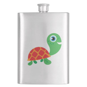 Fantastische Schildkröte Flachmann