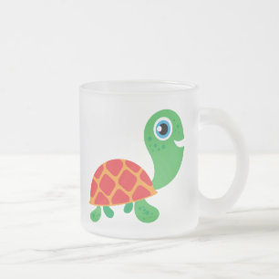 Fantastische Schildkröte Mattglastasse
