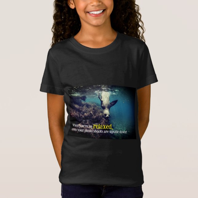 Fantastische Seelöwe unter Wasser T-Shirt (Vorderseite)