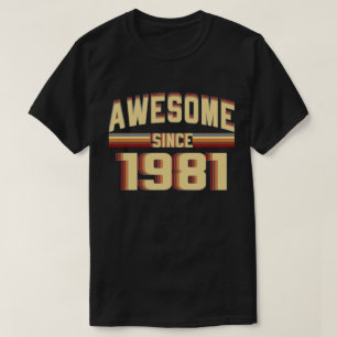 Fantastische seit 1981 Vintage 38 Jahre alte T-Shirt