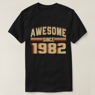 Fantastische seit 1982 Vintage 37 Jahre alte T-Shirt