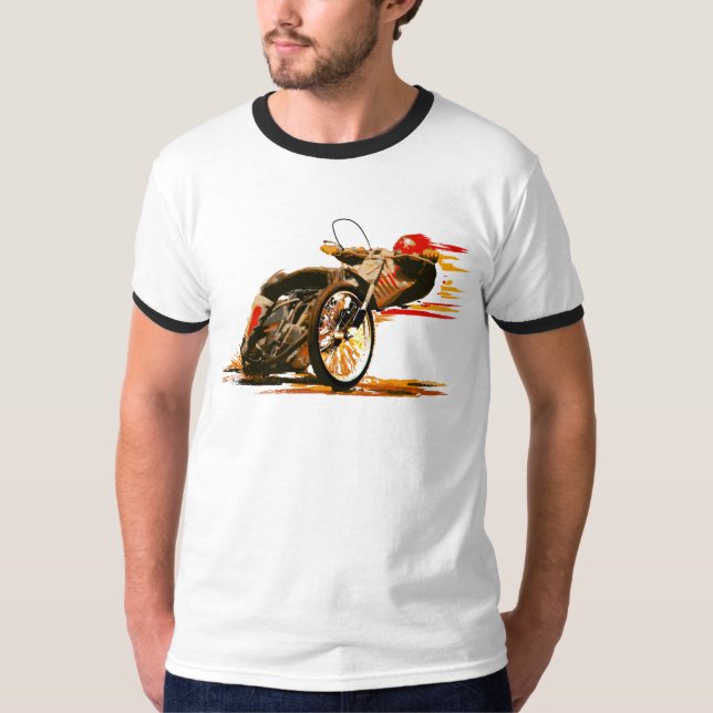 Fantastische Speedway-Motorrad-Kleidung T-Shirt (Vorderseite)