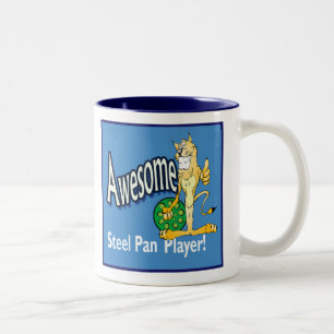 Fantastische Stahlwannenspieler-Tasse Zweifarbige Tasse