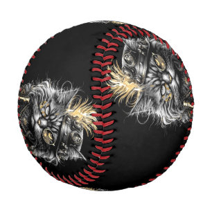 Fantastische Steampunk-Katze  Baseball