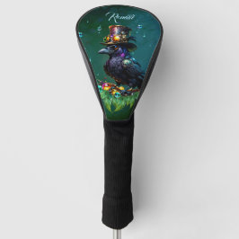 Fantastische Steampunkkrähe Golf Headcover