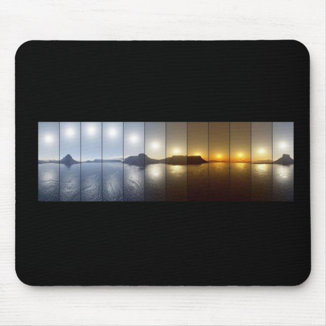 Fantastische Sun-Reise Mousepad (Vorne)