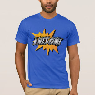 Fantastische Superhero-Comic-Aktions-Wörter T-Shirt