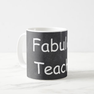 Fantastische Teacher Chalkboard Design Geschenk Id Kaffeetasse