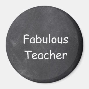 Fantastische Teacher Chalkboard Design Geschenk Id Magnet