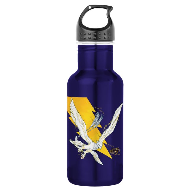 Fantastische Tiere Thunderbird Edelstahlflasche (Vorderseite)