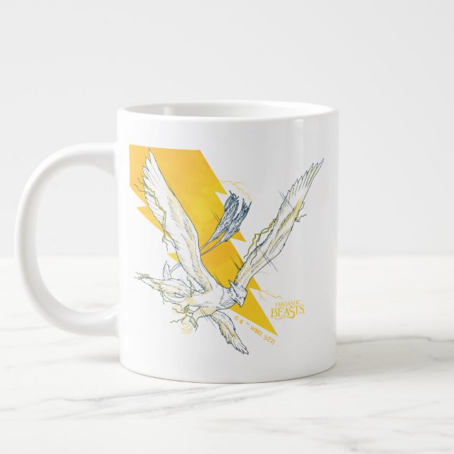Fantastische Tiere Thunderbird Jumbo-Tasse (Links)