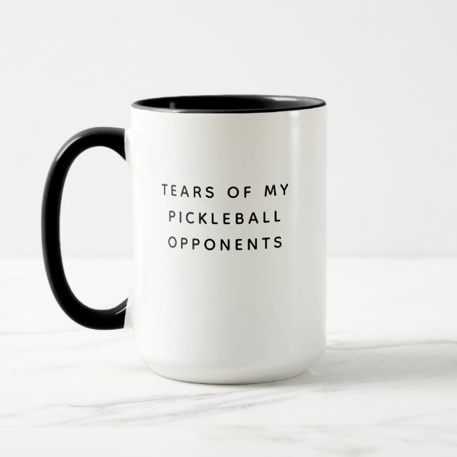 Fantastische Tränen meiner Pickleball-Gegner trend Tasse (Links)