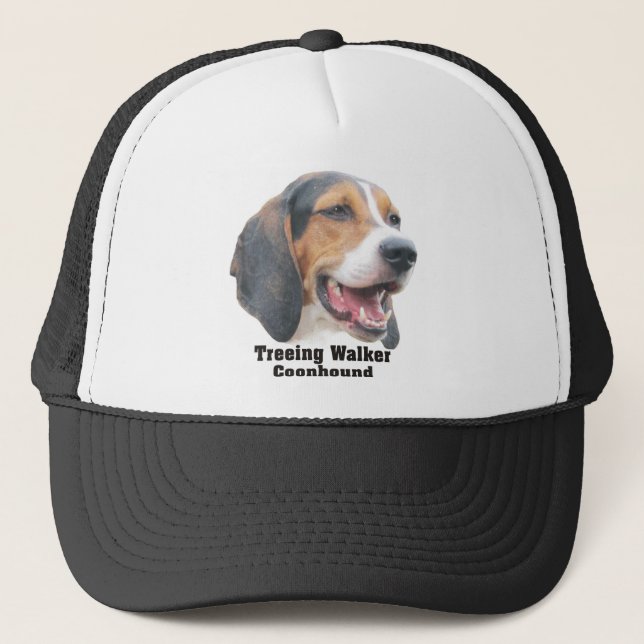 Fantastische Treeing Wanderercoonhound-Kappe Truckerkappe (Vorderseite)