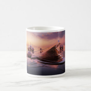 Fantastische Treppe zum Himmel Kaffeetasse