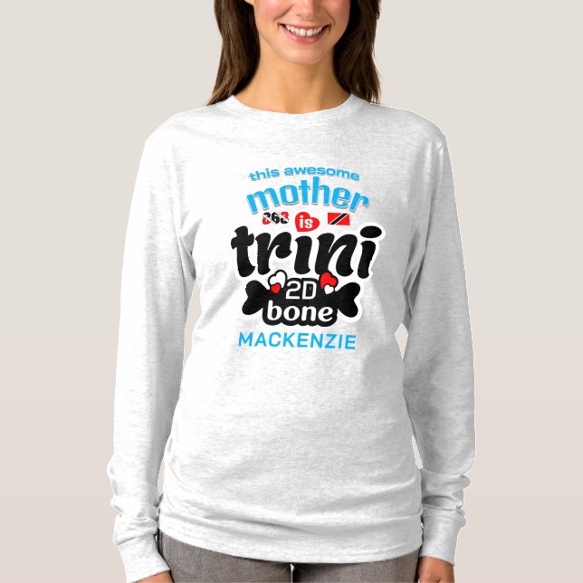 Fantastische Trini-Mutter bis auf die Knochen T-Shirt (Vorderseite)
